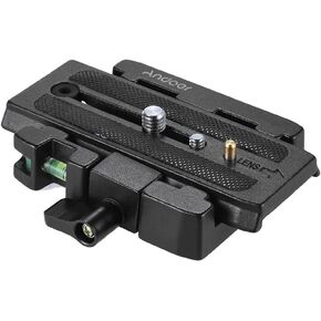 لوحة إطلاق سريع من Andoer لرأس Manfrotto 501 500Ah 701HDV 503HDV Q5، محول إطلاق سريع للكاميرا ثلاثي القوائم