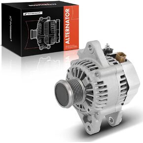 A-Premium Alternator Compatible with Toyota Tacoma 2007-2016 2.7L, 12V 80A 7-Groove Decoupler Pulley Clockwise, Replace# 27060-75490, 104210-8590