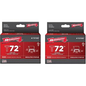 مشبك سهم أصلي معزول مقاس 1/2 بوصة T72، 300 قطعة (عبوة من قطعتين) in Kuwait