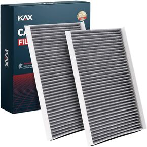 KAX CF10103 Cabin Air Filter, Replacement for 528i 530i 535i 525xi 535i 528xi 530xi 645Ci 650i 550i 545i 525xi M5 M6 Activated Carbon Passenger Compartment Air Filter