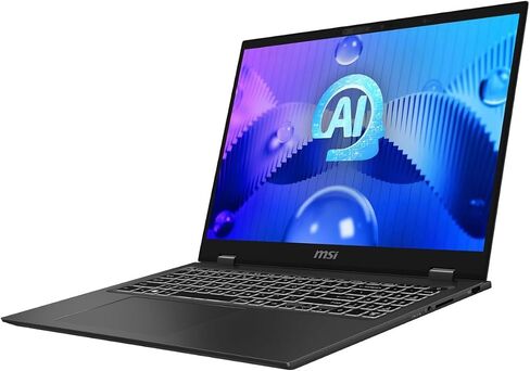 كمبيوتر محمول MSI Prestige 16 AI Evo، شاشة 16 بوصة QHD+، Core Ultra 9 185H (حتى 5.1 جيجاهرتز)، 16 جيجابايت DDR5، 512 جيجابايت NVMe SSD، WiFi 7، لوحة مفاتيح بإضاءة خلفية، لوحة مفاتيح، RJ45، TB 4، HDMI، قارئ بطاقة SD، PDG كابل اتش دي ام اي، ويندوز 11 برو in Saudi Arabia