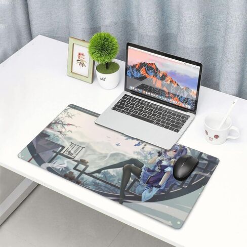 Anime Mouse pad Anime Girl Kawaii Large Gaming Mouse pad Desk mat Beautiful Pictures Heroes in Comics Comfortable Gaming Experience Good Materials Workmanship 6（15.7"*29.5"） 6(F) in Saudi Arabia