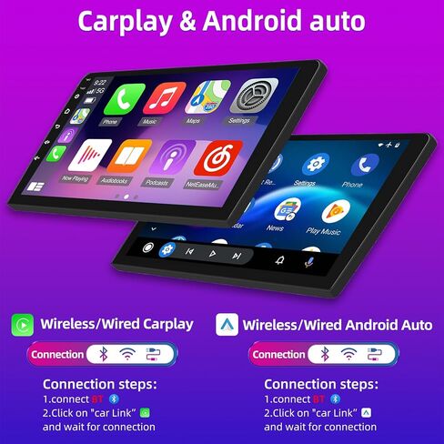 [2+64G] راديو سيارة Android 13 لسيارة Dodge Caliber 2007-2012 - تشغيل لاسلكي وAndroid Auto - راديو بشاشة لمس 10.1 بوصة مع راديو WiFi/GPS/FM RDS/SWC + كاميرا رؤية خلفية AHD in Kuwait
