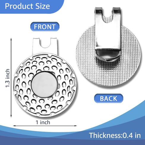 Golf is My Full Time Job Golf Ball Marker with Magnetic Hat Clip, Funny Golf Accessories Gifts for Men Women, Golf Gifts for Men Woman, Gift for Men Woman Golf Fan, Golf Novelty Gift in Saudi Arabia