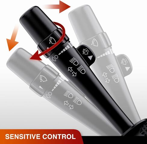 Nilight Turn Signal Switch متوافق مع 2007 2008 2009 2010 2011 2012 2013 Chevy Silverado Avalanche 2007-2014 GMC Sierra Cadillac Escalade Hummer H2 ممسحة الزجاج الأمامي، ضمان لمدة عامين in Saudi Arabia