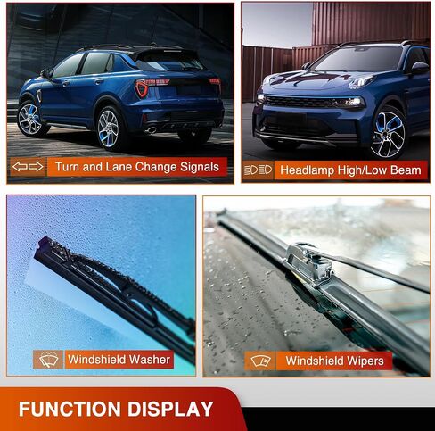 Nilight Turn Signal Switch متوافق مع 2007 2008 2009 2010 2011 2012 2013 Chevy Silverado Avalanche 2007-2014 GMC Sierra Cadillac Escalade Hummer H2 ممسحة الزجاج الأمامي، ضمان لمدة عامين in Saudi Arabia
