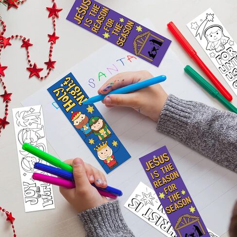 Haooryx 75 قطعة لون الإشارات المرجعية لحيوانات البحر الخاصة بك للأطفال تلوين الإشارات المرجعية الفارغة الإبداعية DIY كتاب علامة ورقة الفن لوازم الحرف اليدوية المعلمين الطلاب المتحمسين القراءة المرجعية بطاقات هدايا الحفلات in Kuwait