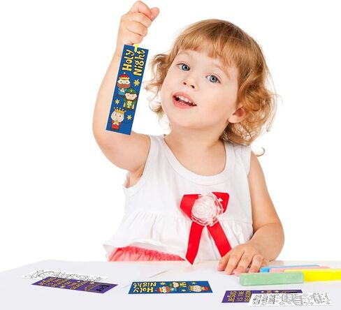 Haooryx 75 قطعة لون الإشارات المرجعية لحيوانات البحر الخاصة بك للأطفال تلوين الإشارات المرجعية الفارغة الإبداعية DIY كتاب علامة ورقة الفن لوازم الحرف اليدوية المعلمين الطلاب المتحمسين القراءة المرجعية بطاقات هدايا الحفلات in Kuwait