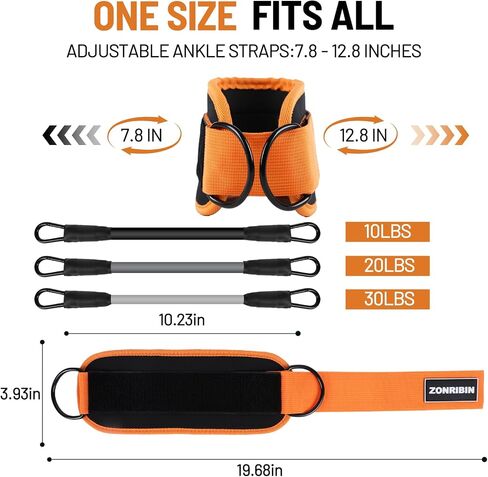 Ankle resistance bands,Upgraded Resistance Bands with Ankle Straps for Leg Muscles and Rhythm Training,Ankle resistance bands with cuffs,Resistance Bands with Ankle Straps in Saudi Arabia