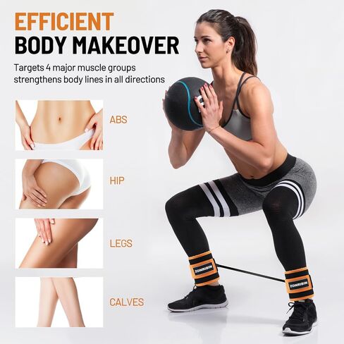Ankle resistance bands,Upgraded Resistance Bands with Ankle Straps for Leg Muscles and Rhythm Training,Ankle resistance bands with cuffs,Resistance Bands with Ankle Straps in Saudi Arabia