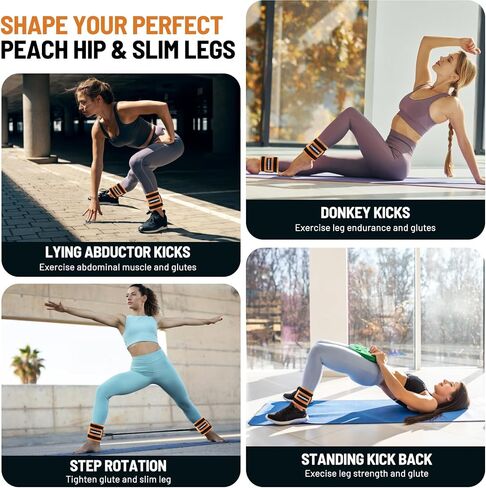 Ankle resistance bands,Upgraded Resistance Bands with Ankle Straps for Leg Muscles and Rhythm Training,Ankle resistance bands with cuffs,Resistance Bands with Ankle Straps in Saudi Arabia