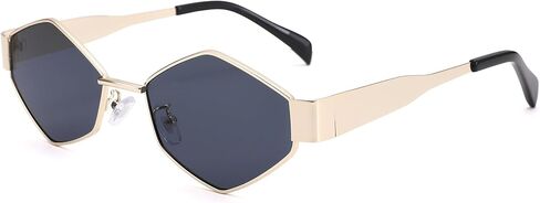 Pro Acme Hexagon Sunglasses for Women Men Vintage Retro Eyewear for UV400 Protection Shades Sun Glasses in Saudi Arabia