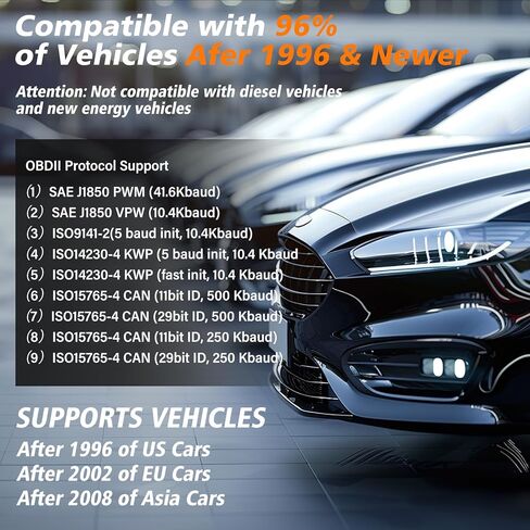 أداة تشخيص الماسح الضوئي ZMOON ZM401 Bluetooth Obd2، قارئ رمز السيارة obdii/eobd مع إعادة الضبط، أداة المسح التشخيصي BT5.4 لجميع السيارات بعد عام 1996 in Kuwait