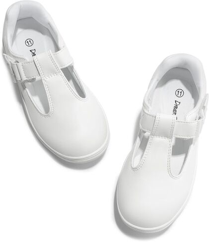DREAM PAIRS Girls Mary Jane School Uniform Shoes T-Strap Flat Sneakers for Toddler/Little Kid in Kuwait