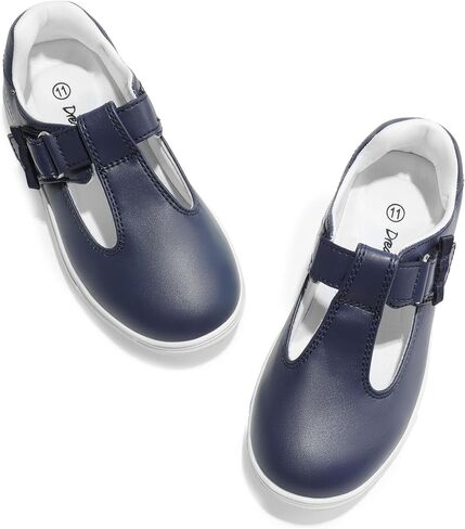 DREAM PAIRS Girls Mary Jane School Uniform Shoes T-Strap Flat Sneakers for Toddler/Little Kid in Kuwait