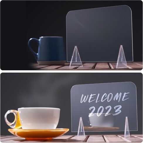 ورقة أكريليك من MECCANIXITY، صفائح أكريليك كريستالية شفافة مقاس 20 بوصة × 16 بوصة PMMA للتصميم الفني، إطار الصورة، مجموعة مشاريع العرض DIY المكونة من 4 قطع in Saudi Arabia