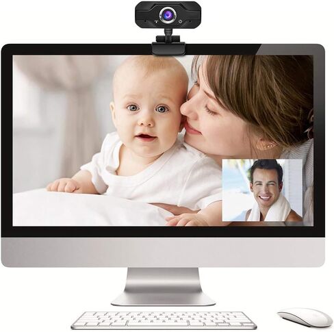 BISOFICE K68 1080P كاميرا ويب ذات تركيز ثابت USB 2.0 كاميرا ويب مع ميكروفون in Kuwait