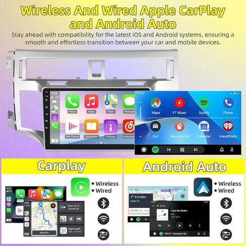 Car Radio for Toyota Avalon 2006-2010 - 8 Core Android 13 4+64G - 9 Inch IPS Touchscreen Radio with Wireless Carplay & Android Auto/WiFi/DSP/Multiple UI + AHD Rear View Camera in Saudi Arabia