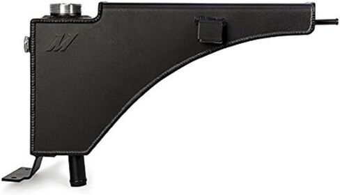 Mishimoto MMRT-F2D-99EMWBK Aluminum Degas Reservoir Tank Compatible With Ford 7.3 Powerstroke 1999-2003 Wrinkle Black in Saudi Arabia