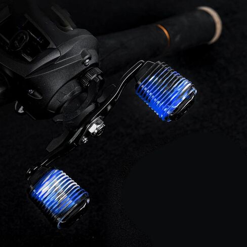 Fishing Reel Handle Grip Cover Non Slip Silicone Baitcaster Knob Covers Multicolor Optional in Saudi Arabia