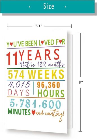 YiKaLus Happy 10th Birthday Card for Girl Boy, Ten Years Old Bday Gifts for Daughter Son, Funny 10th Birthday Decoration in Saudi Arabia