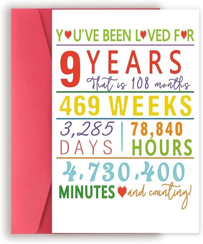 YiKaLus Happy 10th Birthday Card for Girl Boy, Ten Years Old Bday Gifts for Daughter Son, Funny 10th Birthday Decoration in Kuwait