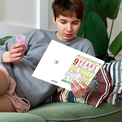 YiKaLus Happy 10th Birthday Card for Girl Boy, Ten Years Old Bday Gifts for Daughter Son, Funny 10th Birthday Decoration in Kuwait