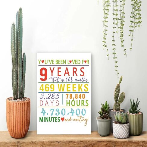 YiKaLus Happy 10th Birthday Card for Girl Boy, Ten Years Old Bday Gifts for Daughter Son, Funny 10th Birthday Decoration in Kuwait