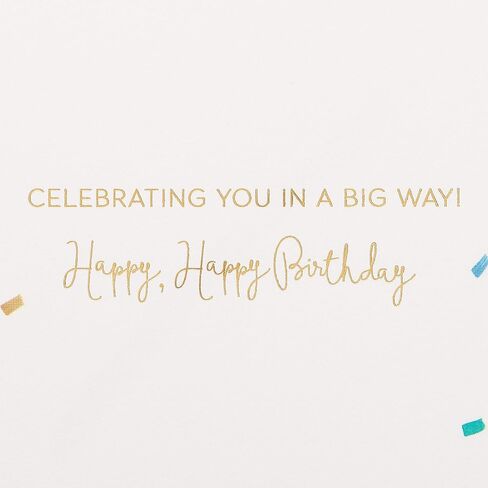 Papyrus Birthday Card (Celebrating You In A Big Way) in Saudi Arabia