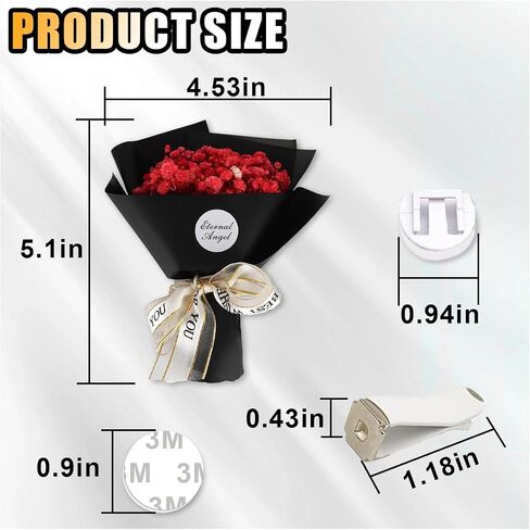 Small Bouquet Car Air Freshener Vent Clips, Mini Dried Flower Bouquet Perfume Clip, Car Essential Oil Diffuser Vent Clip, Car Air Outlet Decoration Interior Accessories (Orange) in Saudi Arabia