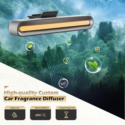 Car Fragrance Diffuser in Vent for Tesla Model 3/Y, for Tesla Air Freshener Includes 4 Long-Lasting Fragrance Sticks in Kuwait