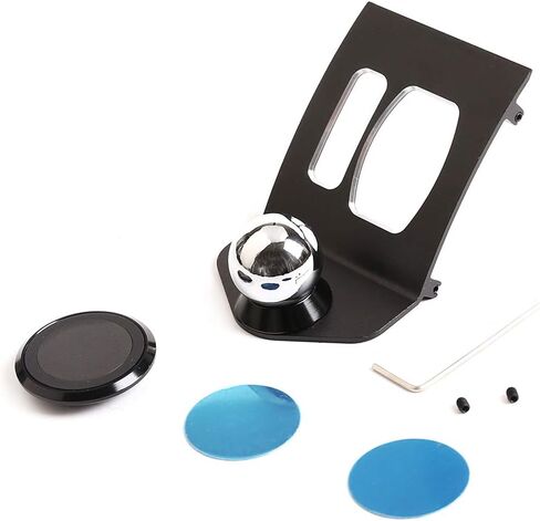 3 Colors Aluminum Alloy Mobile Phone Holder Navigation Bracket for BMW X3 X4 F25 F26 2010-2016， Car Center Console Air Vent Cell Phone Mount (Black) in Kuwait