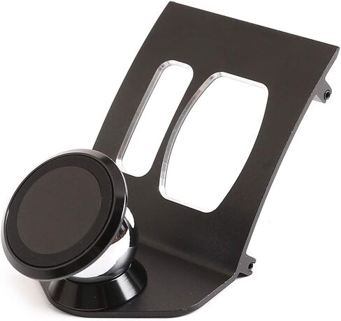 3 Colors Aluminum Alloy Mobile Phone Holder Navigation Bracket for BMW X3 X4 F25 F26 2010-2016， Car Center Console Air Vent Cell Phone Mount (Black) in Kuwait