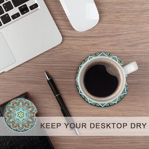 قاعدة أكواب السيارة الغريبة لحاملات الأكواب، 2 عبوة من السيراميك الماص للسيارة، قاعدة حامل أكواب الكائنات الفضائية الخضراء للنساء والرجال، 2.56 بوصة مع فتحة الإصبع وقاعدة الفلين لمعظم السيارات الداخلية in Kuwait