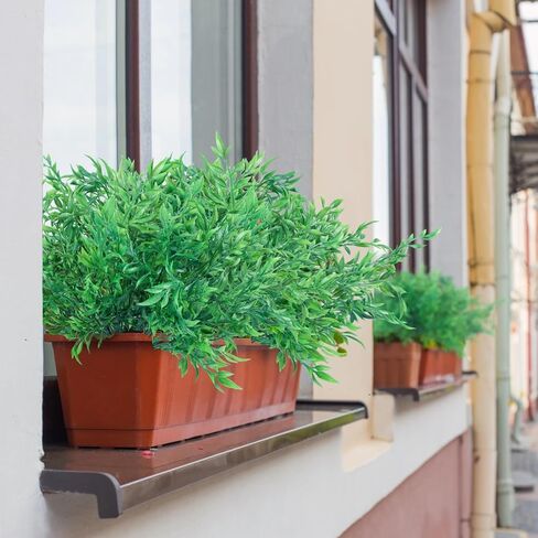 25 سيقان أوراق نبات ناندينا الاصطناعية - 5 قطع 15 بوصة سيقان خضراء ناندينا صناعية للمزهرية، الزفاف، المتجر، الحديقة، المكتب، ديكور المنزل، ترتيب الزهور، داخلي، خارجي in Kuwait