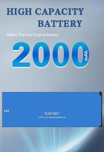 [ترقية] بطارية Xeceor لـ TLI021G1، بطارية بديلة بقدرة 2000 مللي أمبير في الساعة لـ TCL A1 A501DL in Saudi Arabia