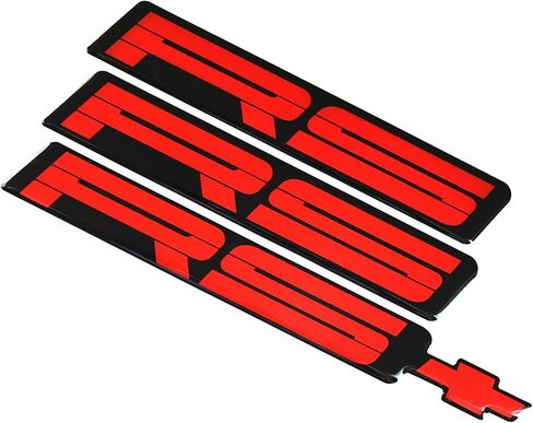 Replacement for 82-92 Camaro RS Rocker Panel & Rear Bumper Emblem Set of 9192RSRED (Blue) in Saudi Arabia