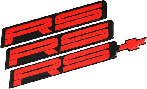 Replacement for 82-92 Camaro RS Rocker Panel & Rear Bumper Emblem Set of 9192RSRED (Blue) in Saudi Arabia