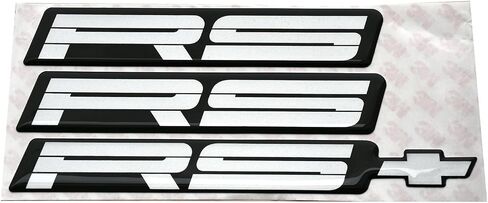 Replacement for 82-92 Camaro RS Rocker Panel & Rear Bumper Emblem Set of 9192RSRED (Blue) in Saudi Arabia