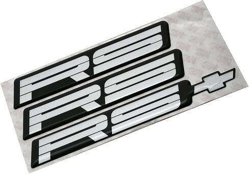 Replacement for 82-92 Camaro RS Rocker Panel & Rear Bumper Emblem Set of 9192RSRED (Blue) in Saudi Arabia