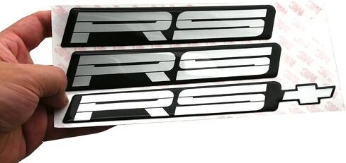 Replacement for 82-92 Camaro RS Rocker Panel & Rear Bumper Emblem Set of 9192RSRED (Blue) in Saudi Arabia