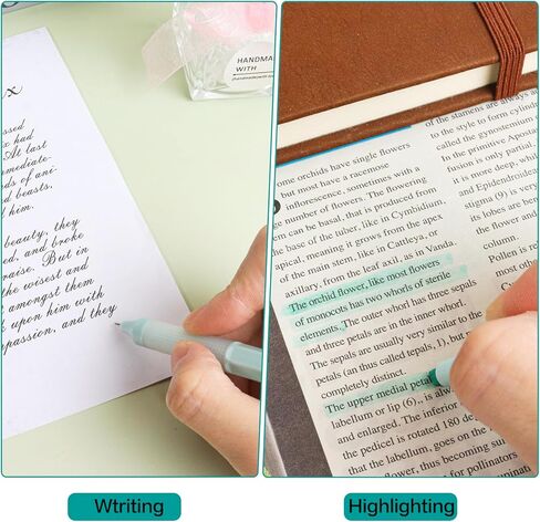 مجموعة أقلام جل مكونة من 12 قطعة، 11 قلم جل مع عبوة واحدة هايلايتر - حبر أسود سريع الجفاف، نقطة دقيقة 0.5 مم، قابلة للسحب، أقلام لطيفة - أقلام حبر هلامية جمالية باللون الأحمر العقيق لليوميات in Kuwait