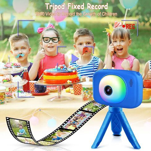 hyleton Kids Camera Selfie, Christmas Birthday Gifts for Girls Boys Age 3-12,Toys for 3 4 5 6 7 8 9 10 Year Old Girl Boy，HD Digital Video Explore Dual Cameras for Toddler with 32GB SD Card (Green) in Saudi Arabia