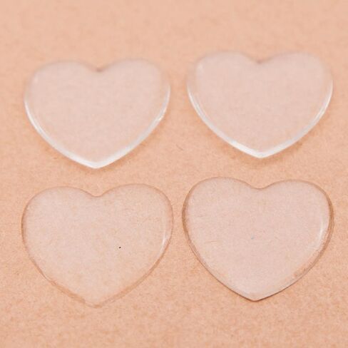 IGOGO 100 PCS Clear Heart Epoxy Stickers Adhesive Seal for Bottle Cap and Pendants 1-Inch in Saudi Arabia