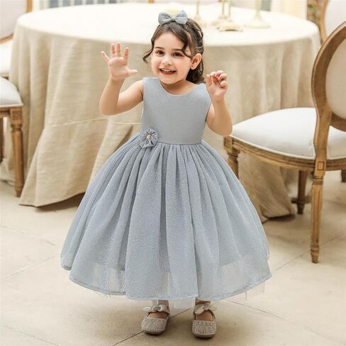 فساتين المناسبات الخاصة من Dressy Daisy للفتيات الصغيرات لحفلات الزفاف وحفلات الكريسماس وحفلات الزفاف الفاخرة مع عصابة رأس in Kuwait