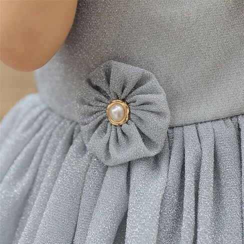 فساتين المناسبات الخاصة من Dressy Daisy للفتيات الصغيرات لحفلات الزفاف وحفلات الكريسماس وحفلات الزفاف الفاخرة مع عصابة رأس in Kuwait