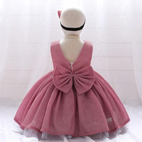 فساتين المناسبات الخاصة من Dressy Daisy للفتيات الصغيرات لحفلات الزفاف وحفلات الكريسماس وحفلات الزفاف الفاخرة مع عصابة رأس in Kuwait