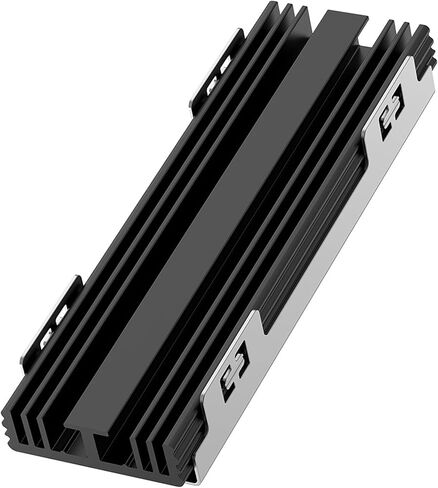 GELRHONR M.2 SSD NVME Heatsink,Aluminum M.2 Heatsink Thermal Pads SSD Heatsink Cooler,for PC Computer PS5,with 2 Thermal Silicone Pad (M.2 SSD Heatsink Push Type) in Saudi Arabia