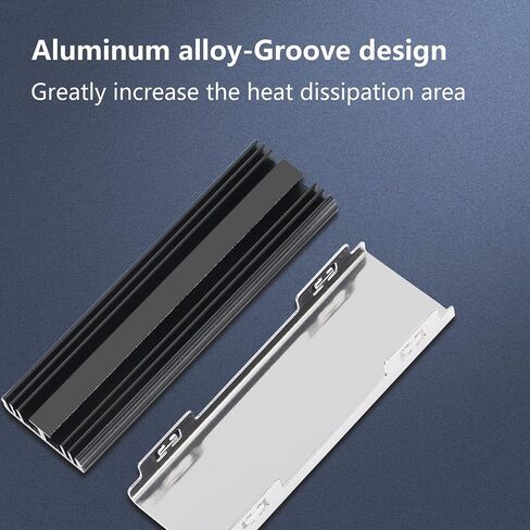 GELRHONR M.2 SSD NVME Heatsink,Aluminum M.2 Heatsink Thermal Pads SSD Heatsink Cooler,for PC Computer PS5,with 2 Thermal Silicone Pad (M.2 SSD Heatsink Push Type) in Saudi Arabia