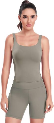 HeyNuts Zeal Bra Longline Classic U Back حمالات صدر رياضية متوسطة التأثير خالية من الأسلاك، قمصان بدون أكمام للتمرين مع وسادات قابلة للإزالة، أكواب B-D in Kuwait